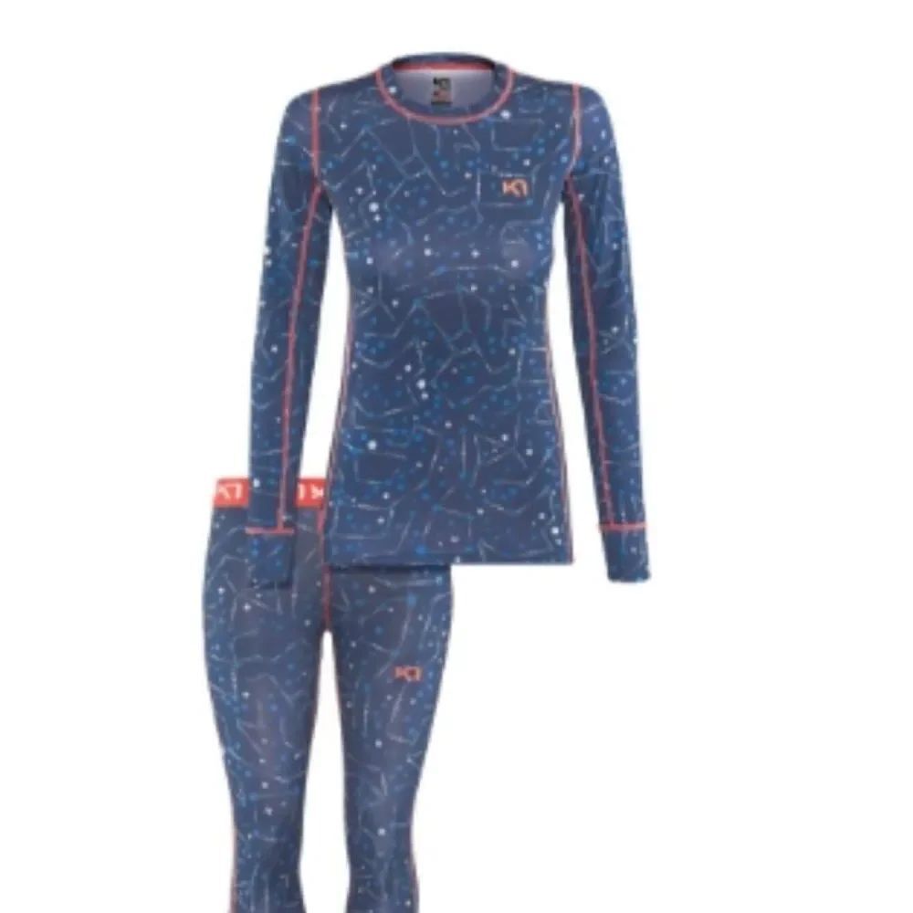 Kari Traa Navy Performance Constellation Top with Coral Accents in S